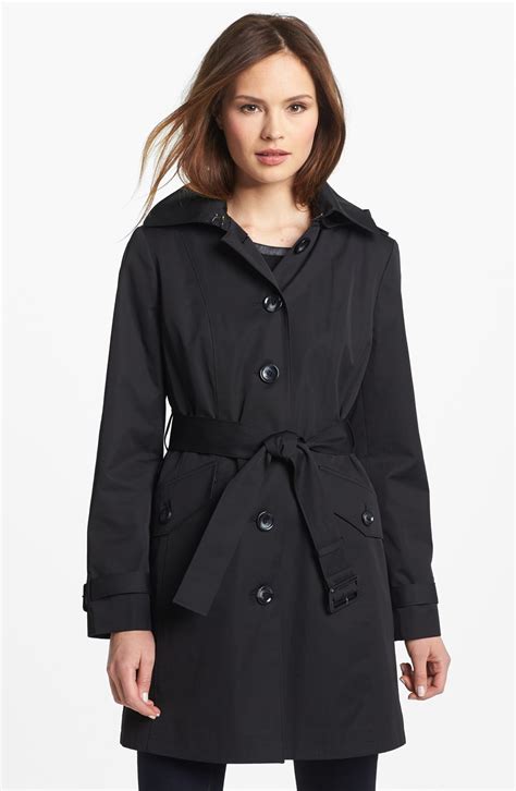 michael kors green trench coat|michael kors trench coat nordstrom.